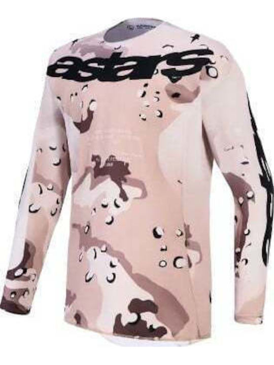 Μπλούζα Motocross Alpinestars Racer Lone Camo Black