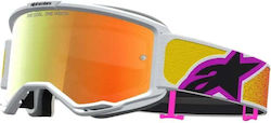 Alpinestars Vision 5 Drag Org Rot Spiegel-rot Motocross-Schutzbrille Alpinestars Vision 5 Drag Org Rot Spiegel-rot Motocross-Schutzbrille