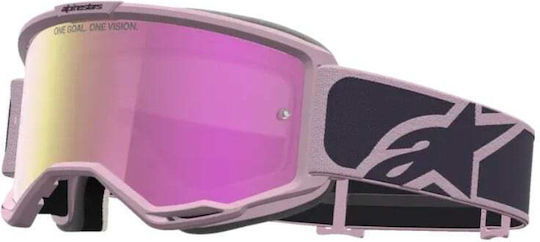 Alpinestars Vision 5 Rora Grst Old Pk Spiegel-Pink Motocross-Schutzbrille