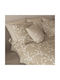 Charalambidis Textiles Salonica Beige Pillowcases Set 52x72cm