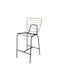 Bar Stools Metallic Transparent Varnish