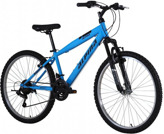 Alpina 21t/s 26 Zoll Blaues Mountainbike mit Geschwindigkeiten