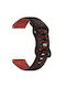 Silicone Strap Concave Xiaomi Watch S4 41mm Black+Red