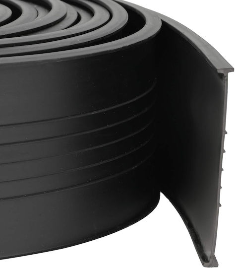 vidaXL Türzugluftstopper Selbstklebender Gummi Für Tür In Schwarz Farbe 0.6cm