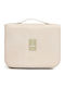 Abyz Neseser Cosmetic De Călătorie Pliabil Cu Cârlig Rezistent La Apă Cu Compartimente Multiple Bej 24x19x9cm