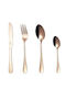 Myria Set de tacâmuri din oțel inoxidabil Rose Gold 24 bucăți