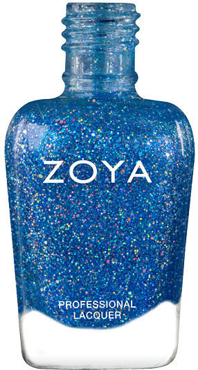 Zoya Lustruirea De Lungă Durată Oja Holografic Uscare Rapidă Albastră Cruz 15ml