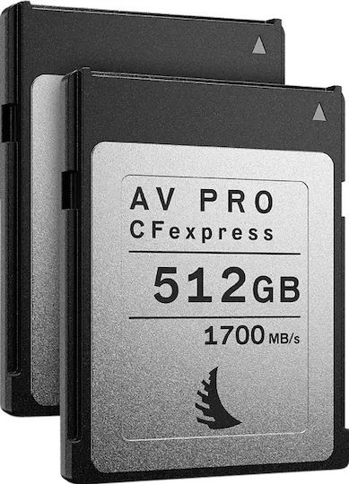 Angelbird Card de memorie Cfexpress Av Pro Match Pack Nikon D6 R1700 512 GB Pachet 2 bucăți