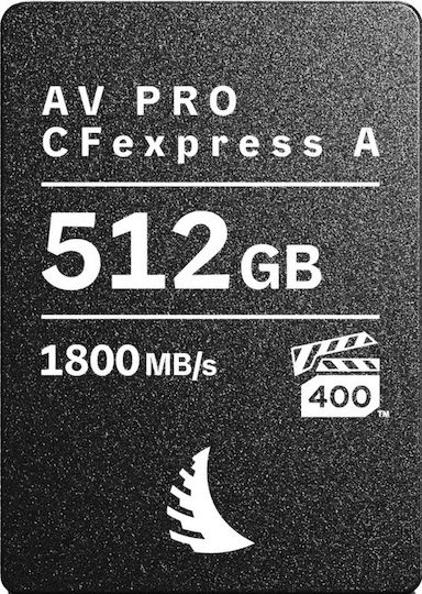 Angelbird Card de memorie Angelbird CFexpress Tip A VPG400 8K+ RAW R1800/W1650 Tip A 4.0 512GB