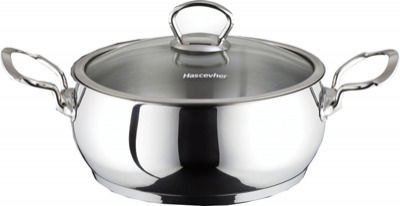 Hascevher Ανοξείδωτη Ρηχή Κατσαρόλα 20cm