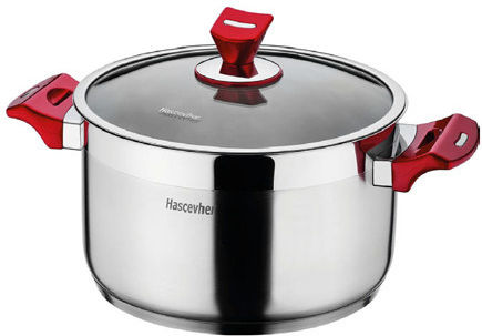 Hascevher Βαθιά Ανοξείδωτη Κατσαρόλα 4.5lt /