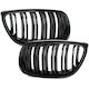 BMW 3 E92 E93 06-10 Kühlergrills Zwischen Scheinwerfern Nieren Links + Rechts Set Schwarz Hochglanz Doppelstange