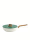 Myria Wok din Aluminiu cu Capac 28cm