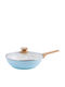Myria Wok din Aluminiu cu Capac cu Acoperire Ceramică 28cm