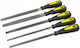 Workshop File Set 200 Mm 5 Pieces Rolson