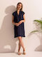 Damenkleid Marineblau