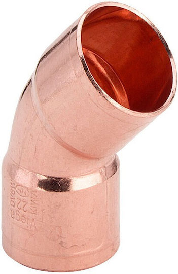 Viega Copper Luk 45° 15mm 2k 95041 100483