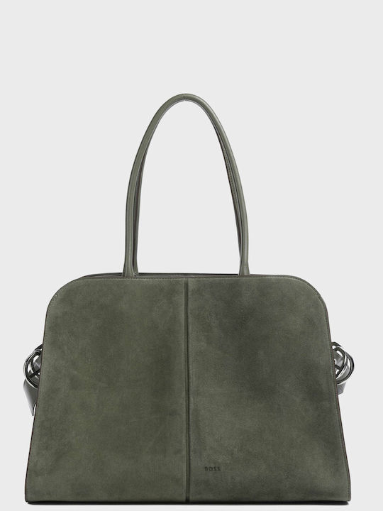 Clarice Tote Lederne Damenhandtasche Tote Handtasche Grüne
