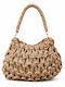 Damentasche Schulter Beige