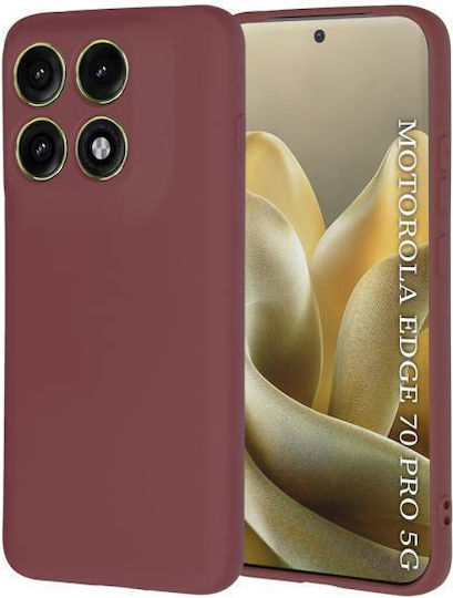 Fall Motorola Edge 70 Pro Techsuit Softflex Burgundisch