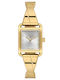 Damenuhr Batterie mit Gold Metallarmband