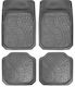 Rubber Car Mats 4 Pieces Black Universal