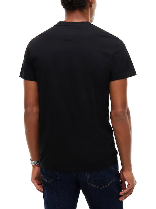 Tommy Hilfiger T-shirt Εκρου- Κοκκινο- Μαυρο