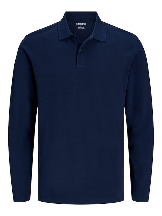 Jack & Jones Polo Long Sleeve Blouse Navy Blazer