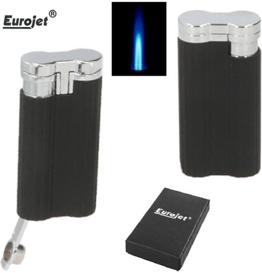 EuroJet Windproof Flame Lighter in Black Colour