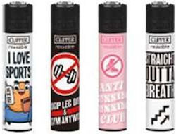 Clipper Flame Lighter in Yellow Colour