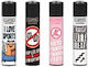 Clipper Запалка с жълт цвят