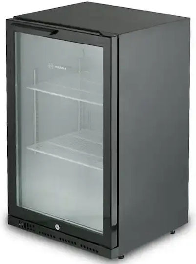 Hurakan Getränkekühlschrank Rückwandbar 125lt Υ86.5xΠ55.5xΒ52cm