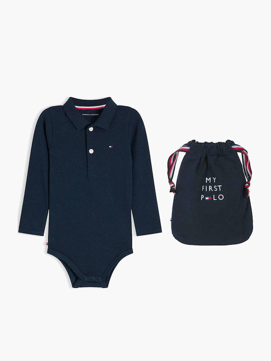 Tommy Hilfiger Bodysuit albastru închis