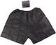 Bournas Medicals Wegwerfunterwäsche Herren-Non-Woven-Boxershorts Schwarze 1 Stück 121.007.M.BL