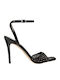 Yfasmátina Damen Sandalen Schwarz