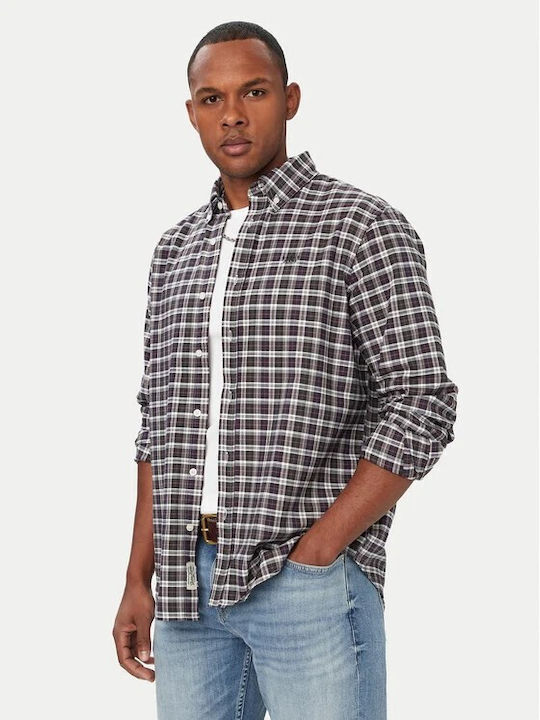 Guess Long Sleeve Shirt in Regular Fit Striped ...
