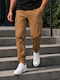 Pantaloni Cargo Elastic În Croială Regular Maro