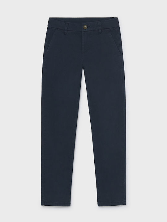 Mayoral Kids Chino Trousers Blue Basic