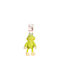 Flamingo Dog Toy with Sound Green 1 Piece