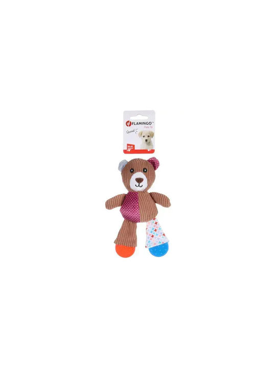 Flamingo Bear Λούτρινο Παιχνίδι για Κουτάβι με Ήχο 1τμχ