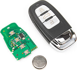 Autoschlüsselhülle Elektronisches Audi A4 A5 A6 Q5 3 Tasten