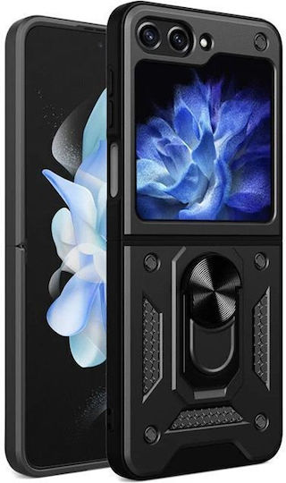 Orso Combo Ringstand Back Cover Μαύρο (Galaxy Z Flip)