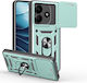 Orso Combo Kickstand Slide Back Cover Πράσινο (Poco M7 Pro)