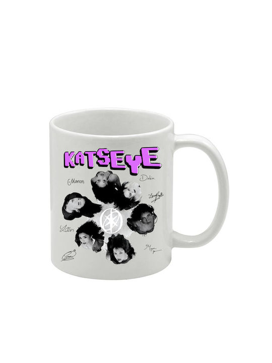White Katseye Mug