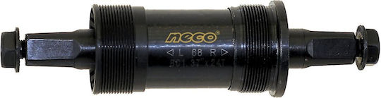 Neco 122,5mm Mittlere Reibung Fahrradersatzteile Geschlossene Schwarze
