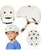 ikonka Kids Helmet for Bike & Scooter Beige