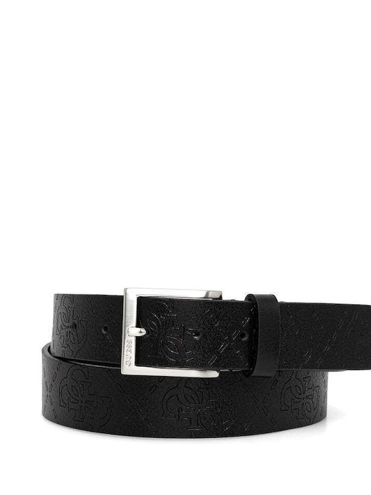 Herren Gürtel Leder Schwarz