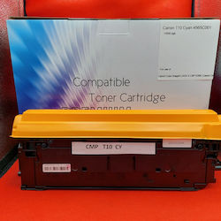 Συμβατό Toner για Canon T10, 4565C001 Κυανό