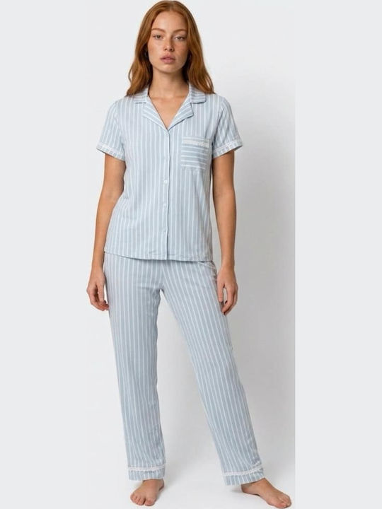 Fuanna Sommerliches Damen-Set Schlafanzug & Pyj...