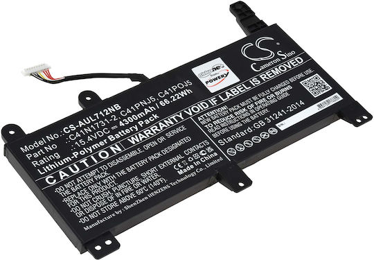Type Συμβατή Μπαταρία για Asus ROG Asus Rog Strix G712lw-ev251t